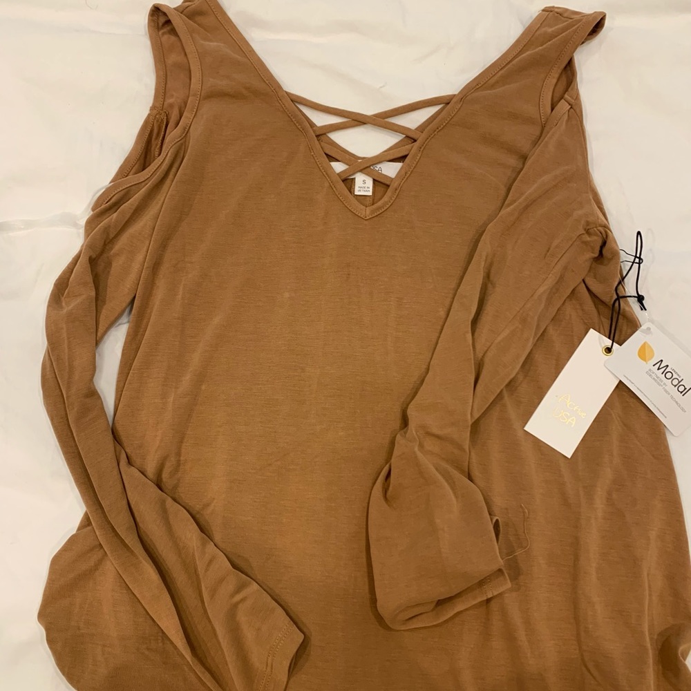Brown Boutique Top